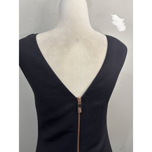 TED BAKER DALYN Magnolia Stripe Textured Dress Women Size 1 - Picture 5 of 16